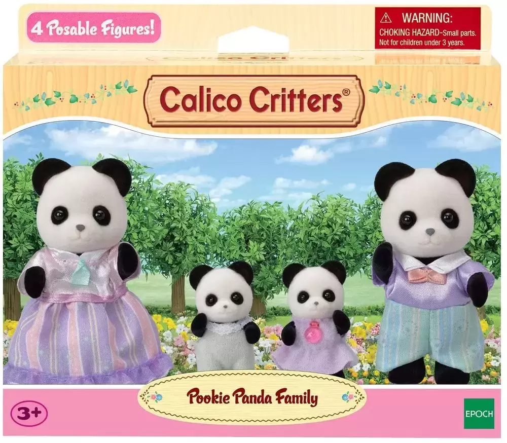 Calico Critters (USA, Canada) - Pookie Panda Family