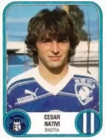 Football 83 - Cesar Nativi - S.E.C. Bastia