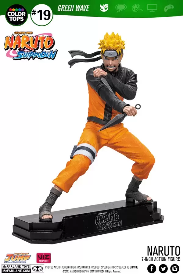 Boneco Mcfarlane Naruto Shippuden - Naruto Uzumaki 10751