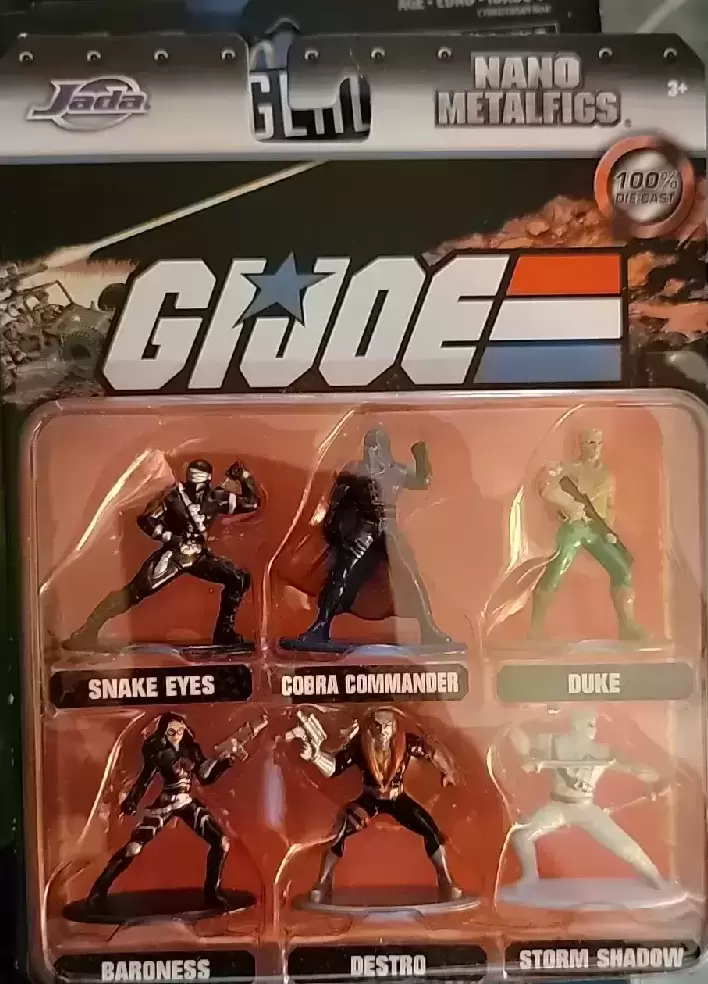 GI JOE - GI Joe - Snake Eyes, Cobra Commander, Duke, Baroness, Destro & Storm Shadow
