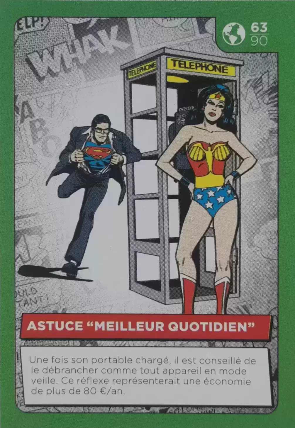 Cartes Auchan DC Comics - Astuce Meilleur Quotidien