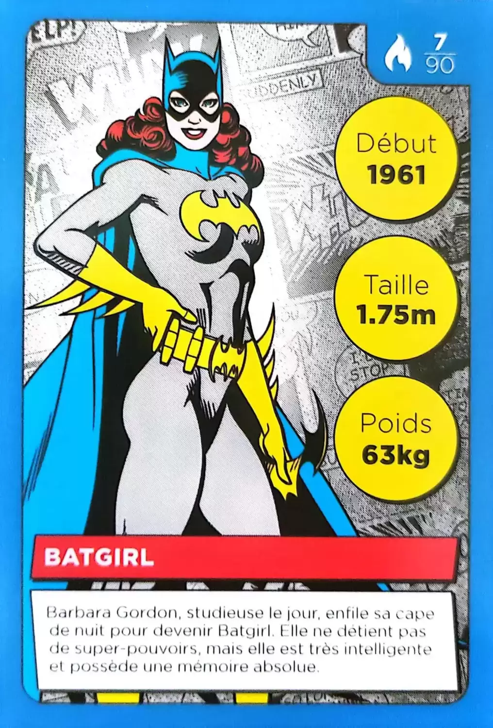 Cartes Auchan DC Comics - Batgirl