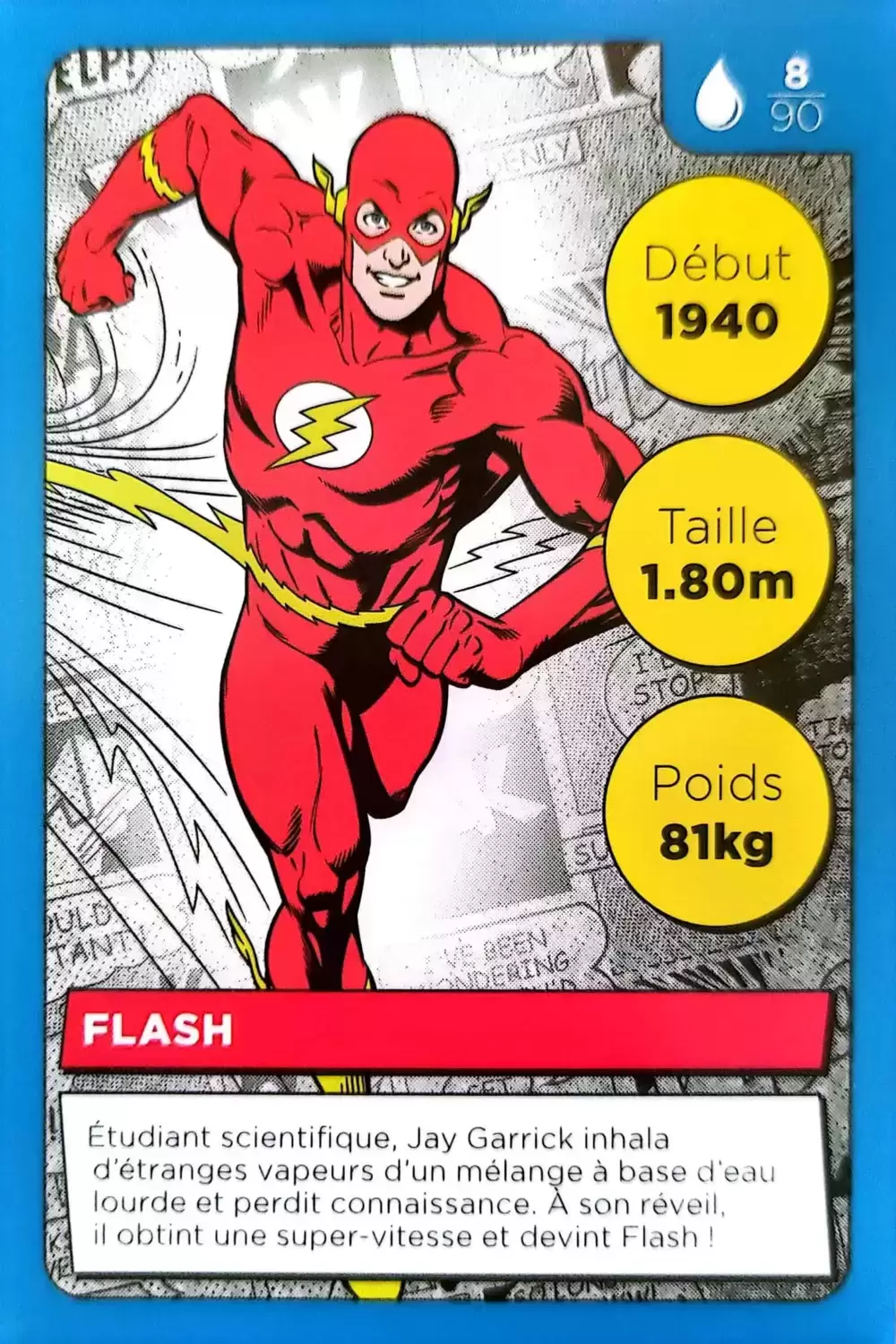 Cartes Auchan DC Comics - Flash
