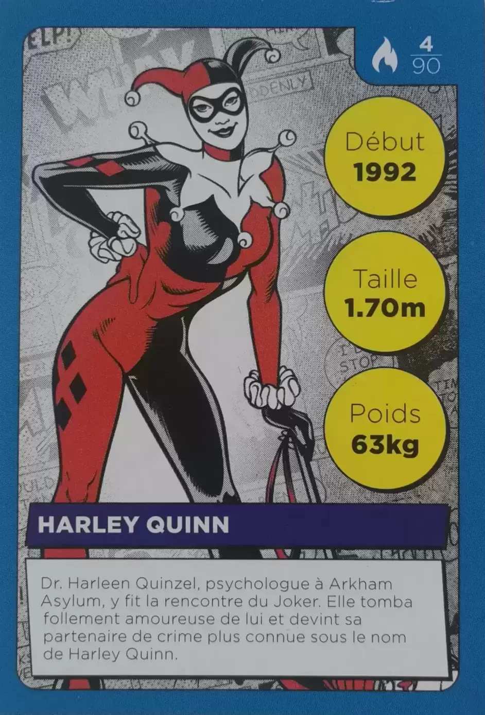 Cartes Auchan DC Comics - Harley Quinn