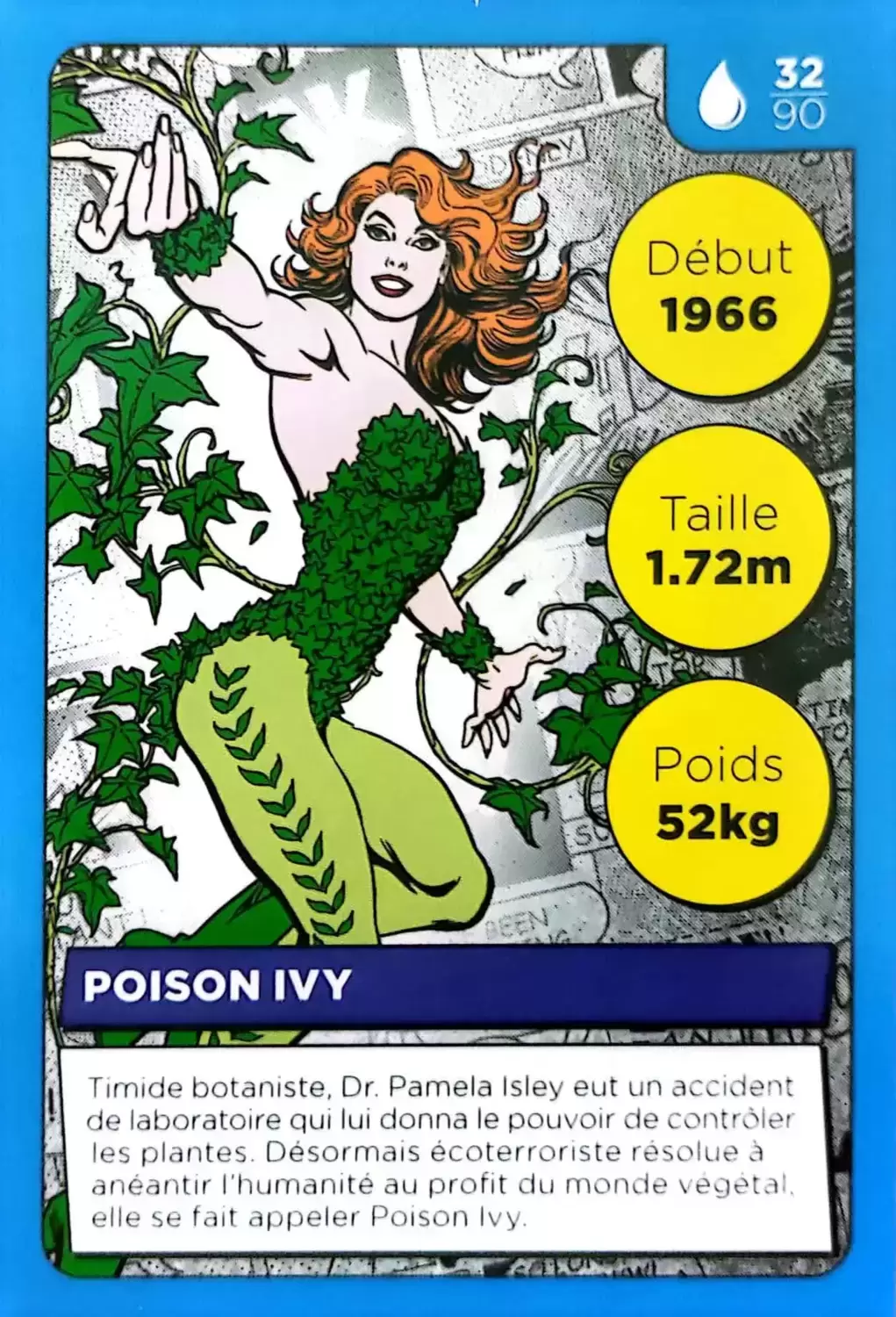 Cartes Auchan DC Comics - Poison Ivy
