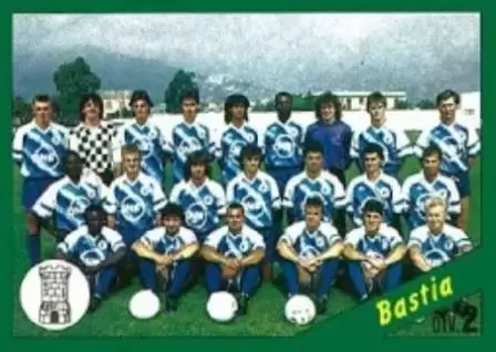 Foot 91 en Images - Equipe de Bastia - D2 groupe A - Bastia
