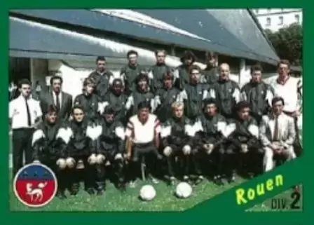 Foot 91 en Images (France) - Equipe de Rouen - D2 groupe B - Rouen
