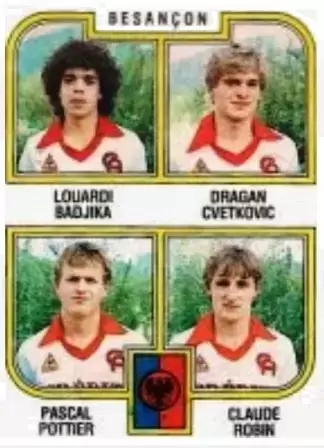 Football 83 - Louardi Badjika / Dragan Cvetkovic / Pascal Pottier / Claude Robin - Besançon