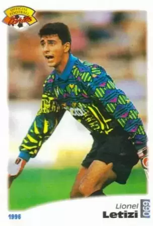 Panini U.N.F.P. Football Cards 1995-1996 - Lionel Letizi - Nice