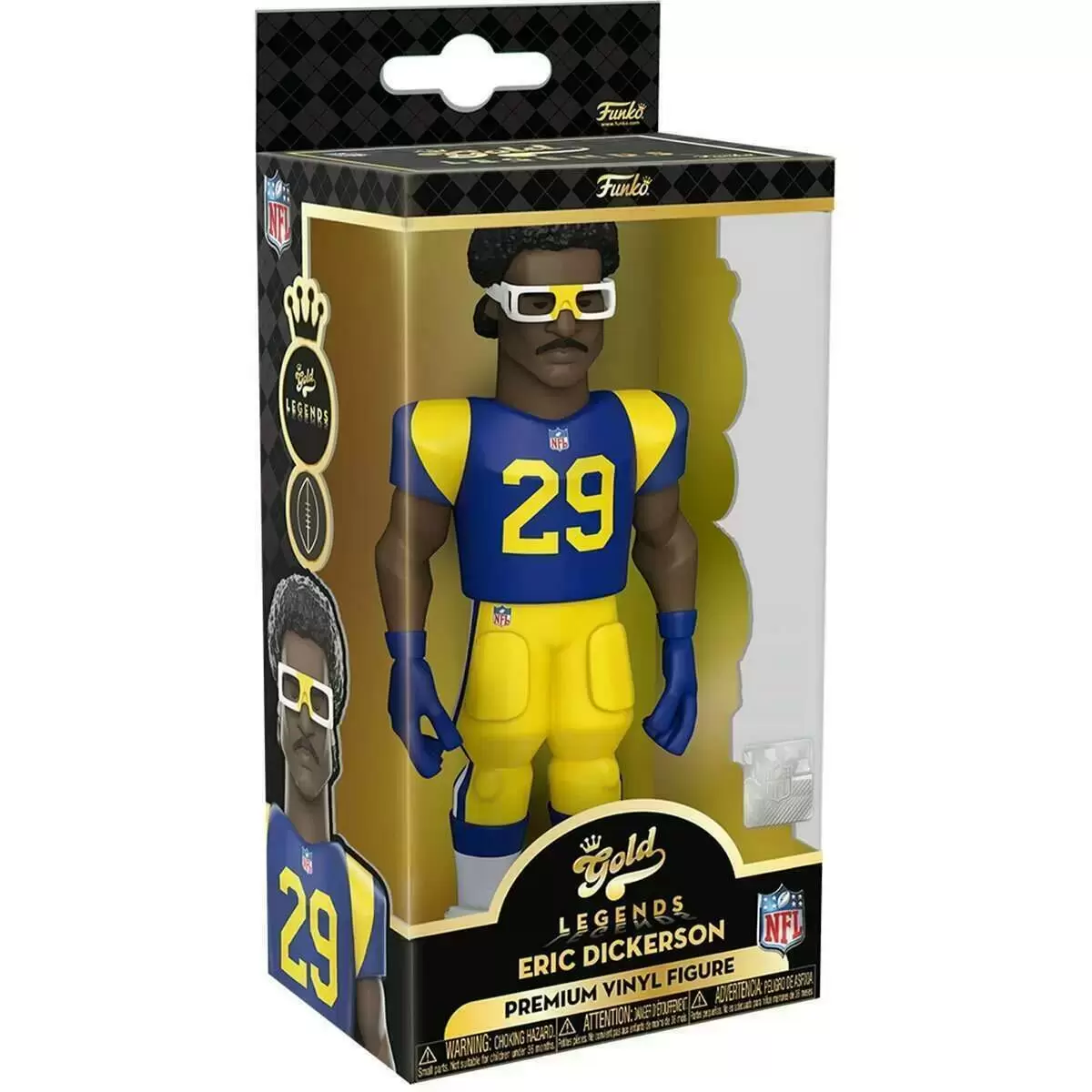 Gold - NFL - Los Angeles Rams - Eric Dickerson