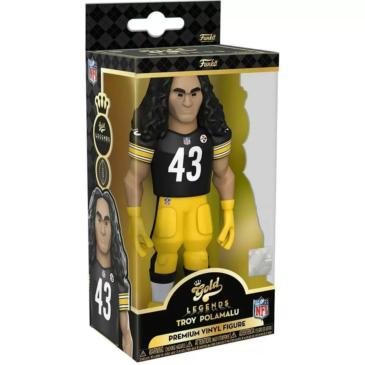 Gold - NFL - Pittsburgh Steelers - Troy Polamalu