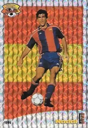 Panini U.N.F.P. Football Cards 1995-1996 - Nadal - Barcelona