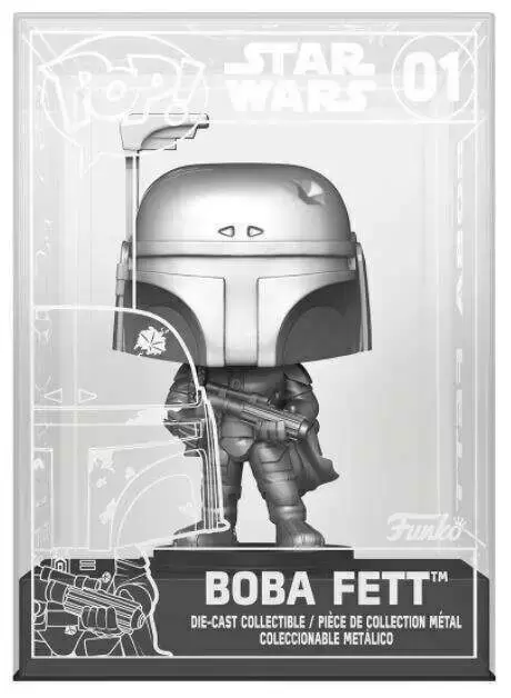 POP! Die-Cast - Star Wars - Boba Fett Silver