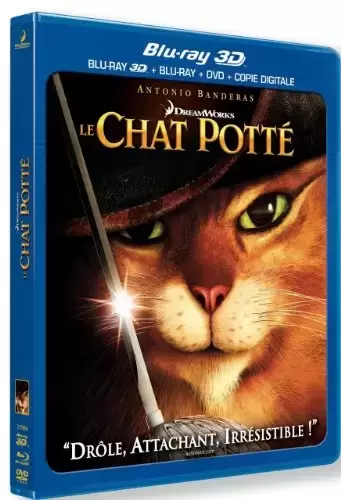 Film d\'Animation - Le Chat Potté [Combo 3D + Blu-Ray + DVD + Copie Digitale]