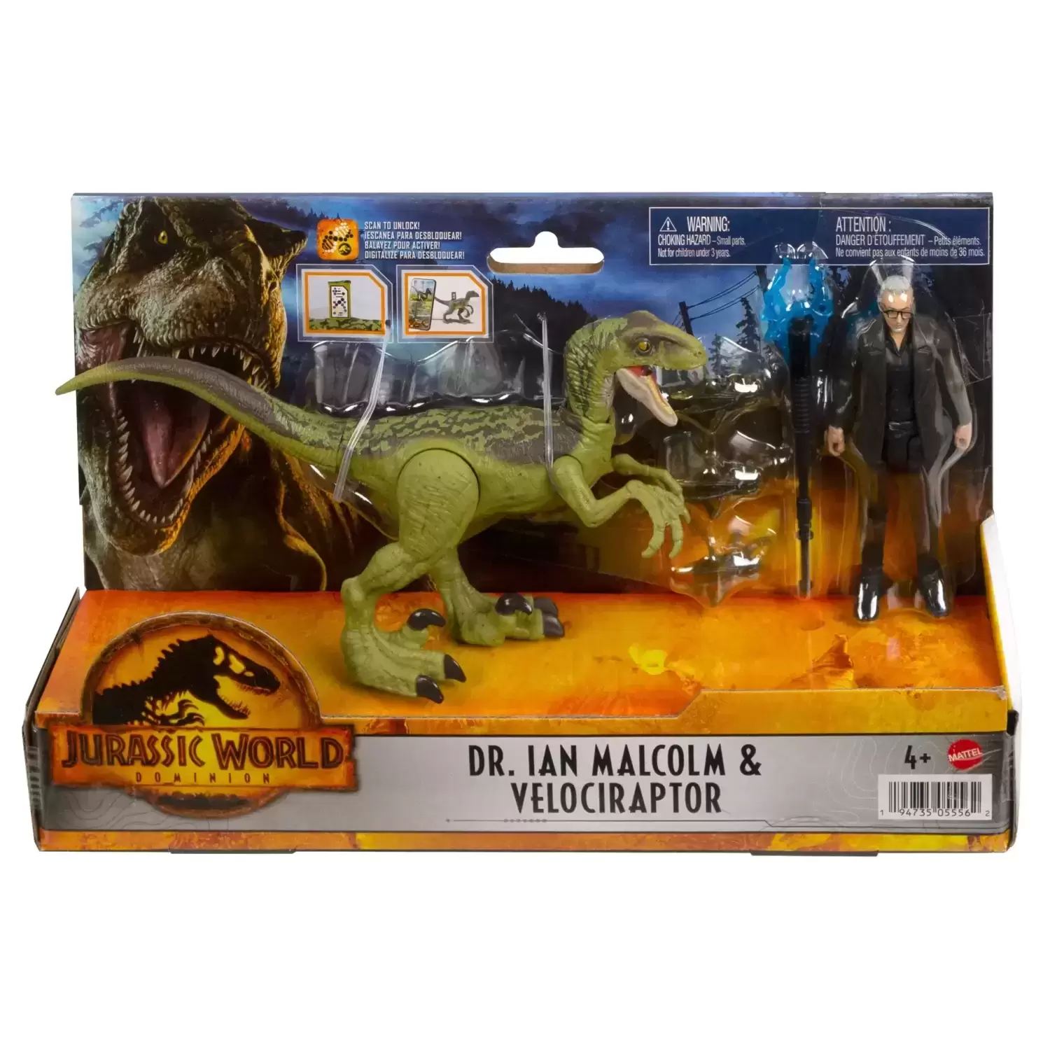 Jurassic World Dominion - Ian Malcolm & Velociraptor