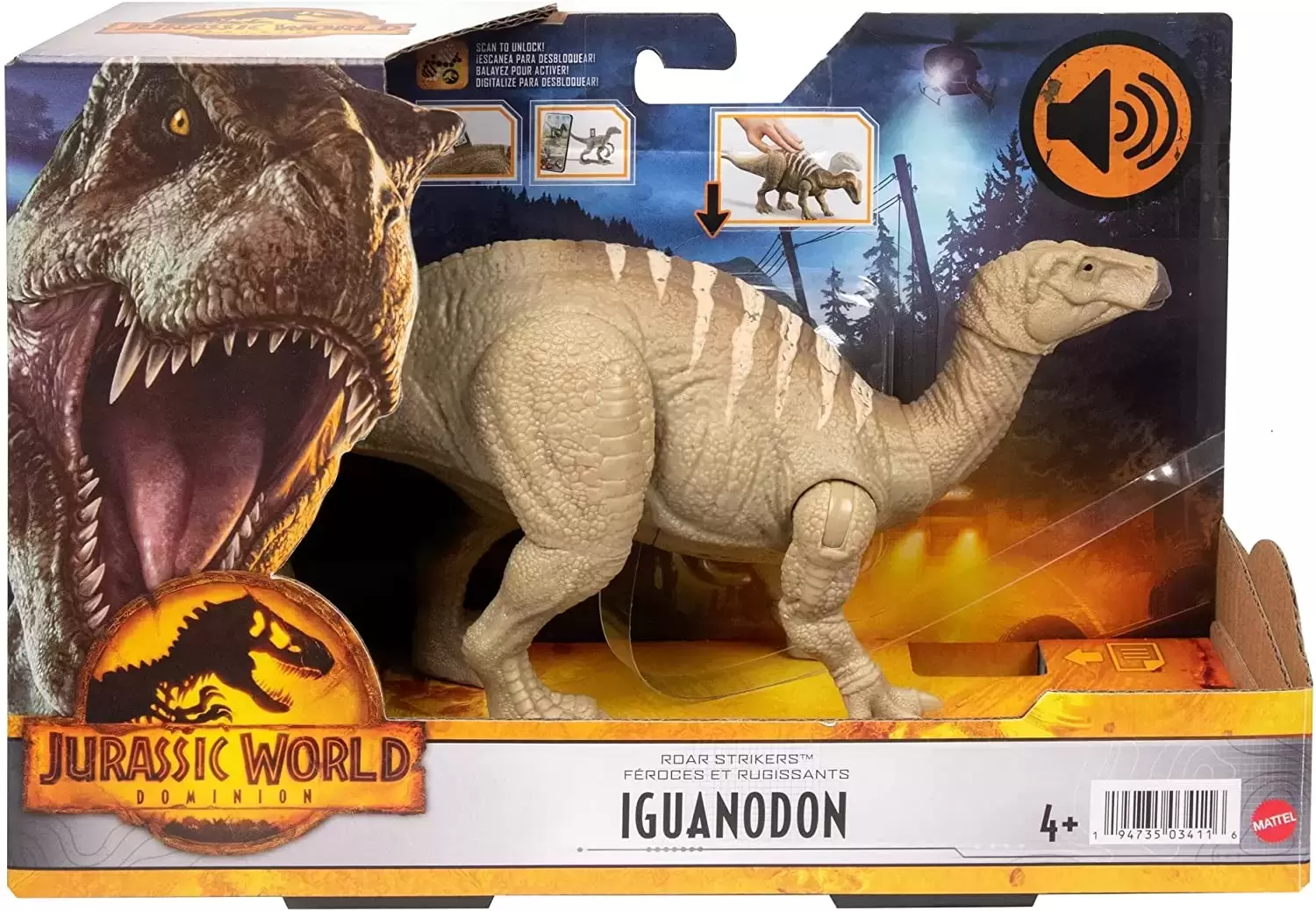 Jurassic World Dominion - Iguanodon - Roar Strikers