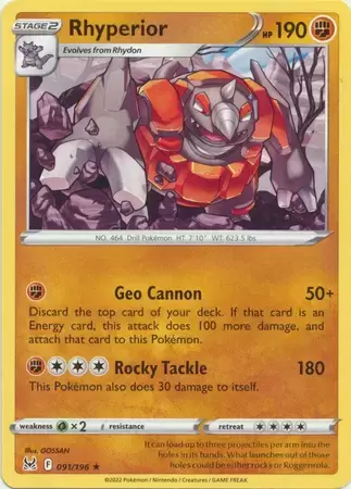 Lost Origin - Rhyperior