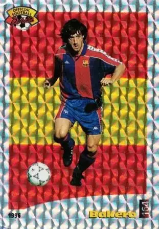 Panini U.N.F.P. Football Cards 1995-1996 - Bakero - Barcelona