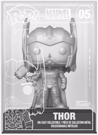 POP! Die-Cast - Marvel - Thor Silver Metallic