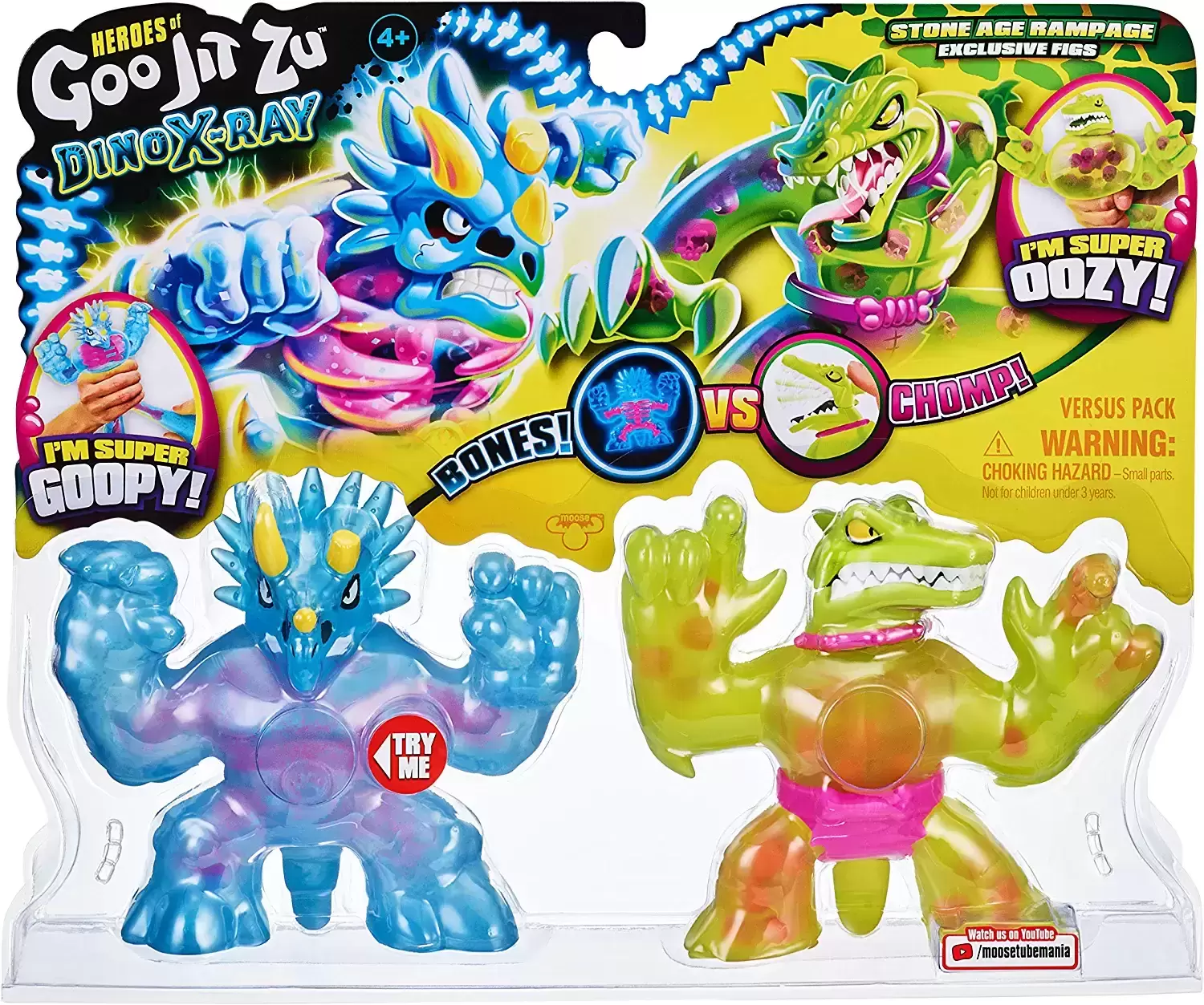 Goo Jit Zu - Dino X-Ray - Dino X-Ray - Tritops Vs Shredz