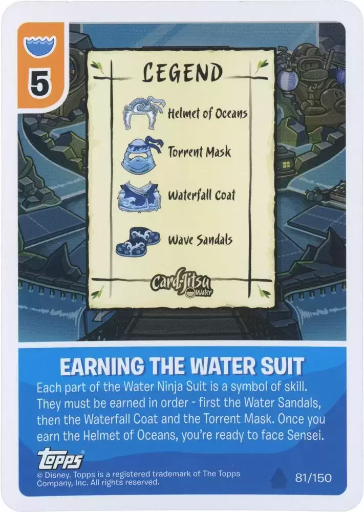 Club Penguin Card-Jitsu water collection for sale - happy to take