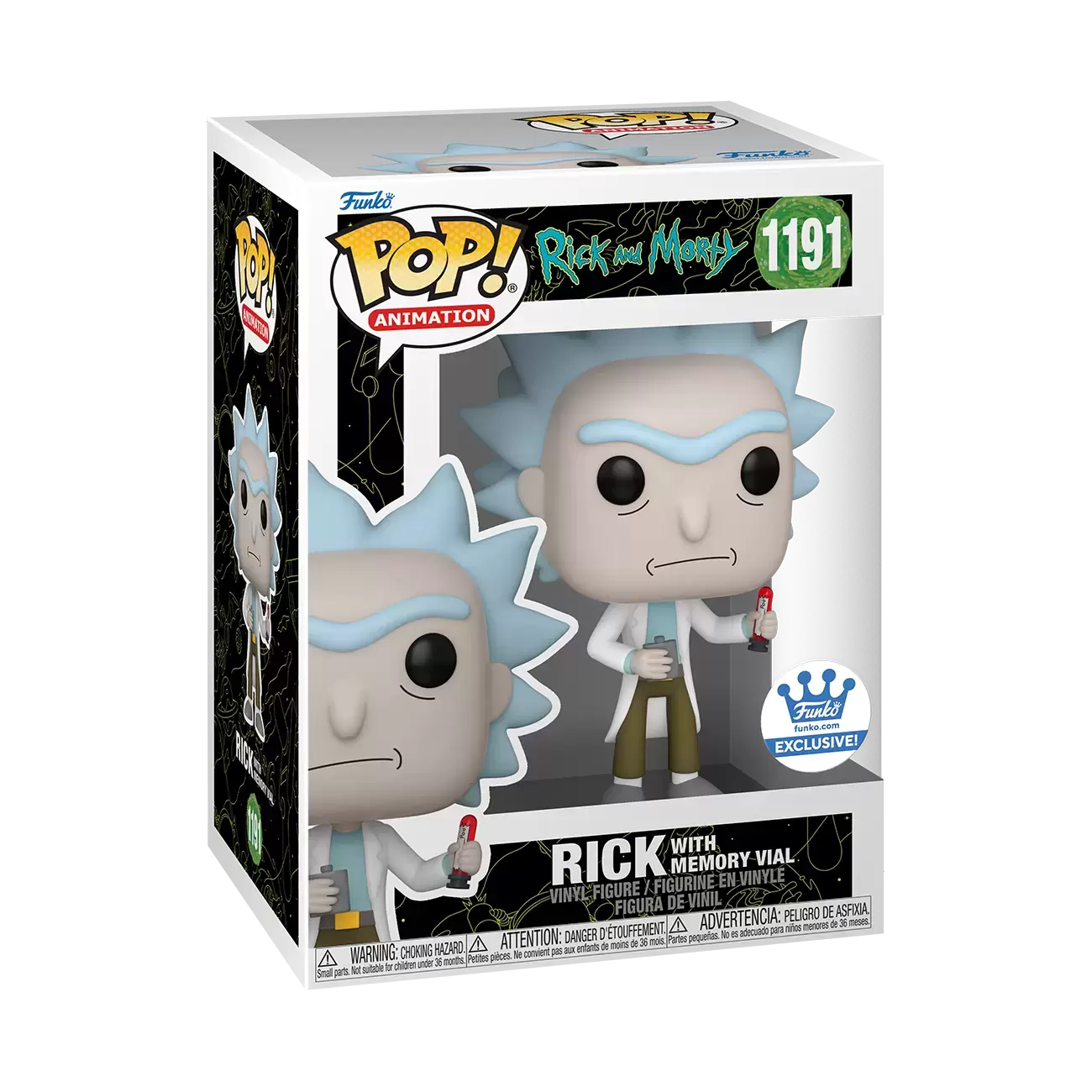 POP! Animation - Rick and Morty - Rick with Memory Vial