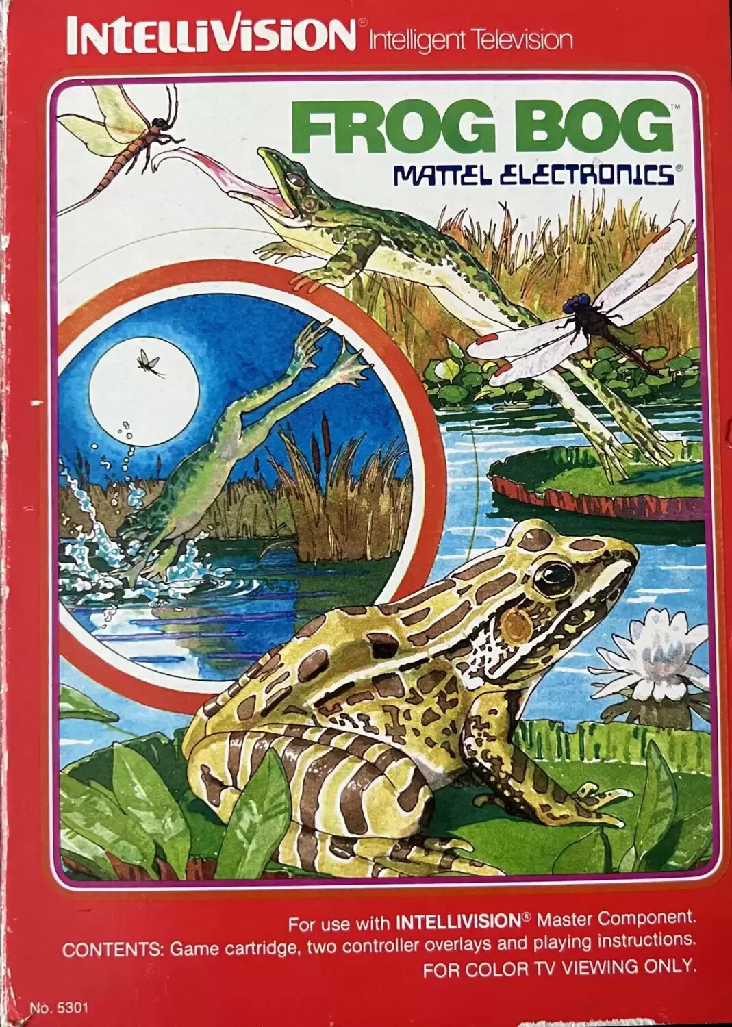 Jeux IntelliVision - Frog Bog
