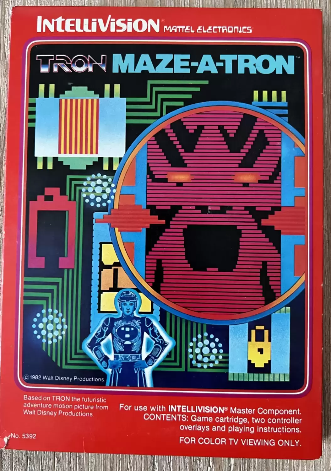Jeux IntelliVision - Tron Maze-A-Tron