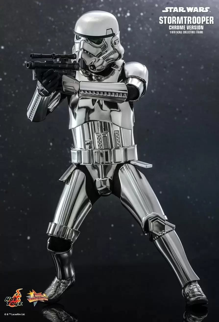 Movie Masterpiece Series - Star Wars - Stormtrooper (Chrome Version) Collectible Figure