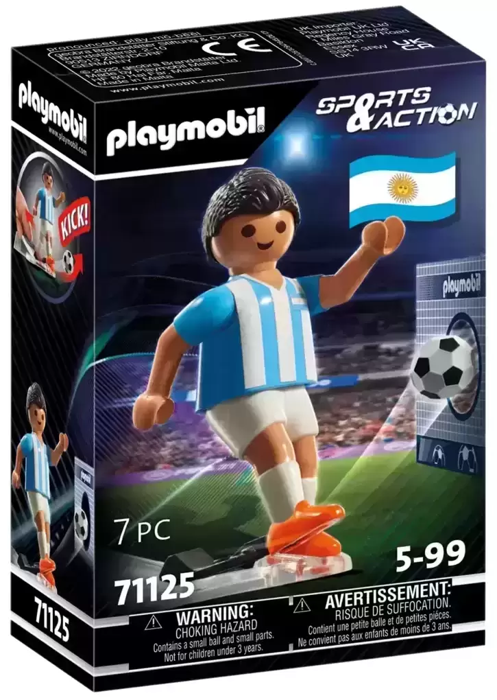 Playmobil Soccer - Soccer Player - Argentina