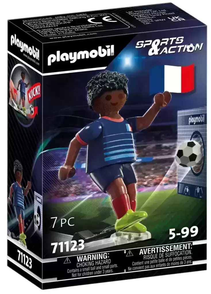 LEGO MINIFIGURE Joueur de Football -  France