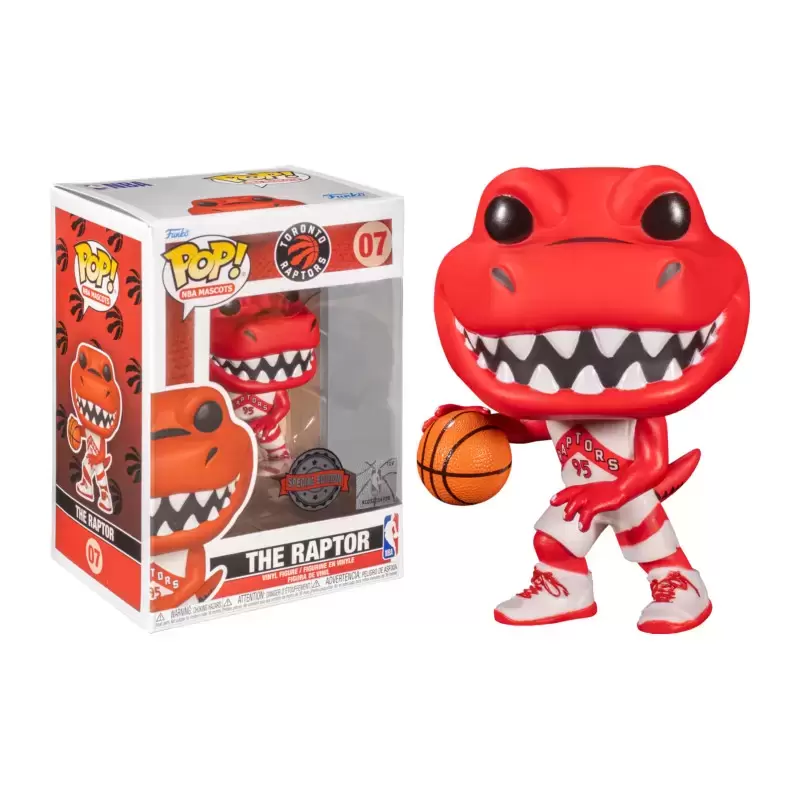 Pop! Mascots - NBA - Toronto Raptors - The Raptor (White Jersey)