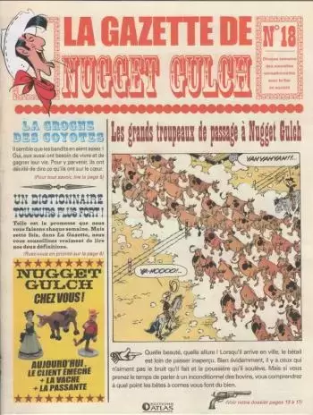 Lucky Luke - La gazette de Nugget Gulch - Les grans troupeaux de passage à Nugget Gulch