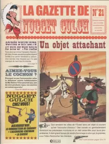 Lucky Luke - La gazette de Nugget Gulch - Un objet attachant