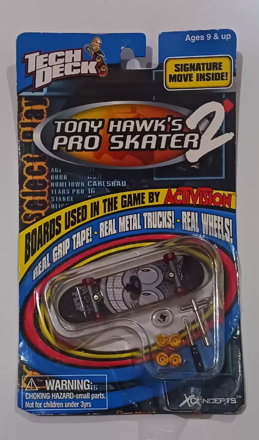 Tech Decks - Tech Deck Tony Hawk\'s Pro Skater 2 Series 3540 Flip Geoff Rowley
