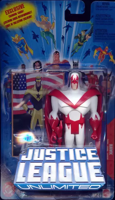 Justice League Unlimited - Blue Card - Hawk