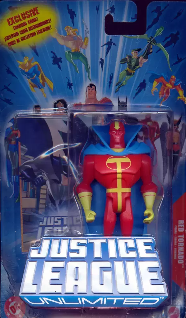 Justice League Unlimited - Blue Card - Red Tornado