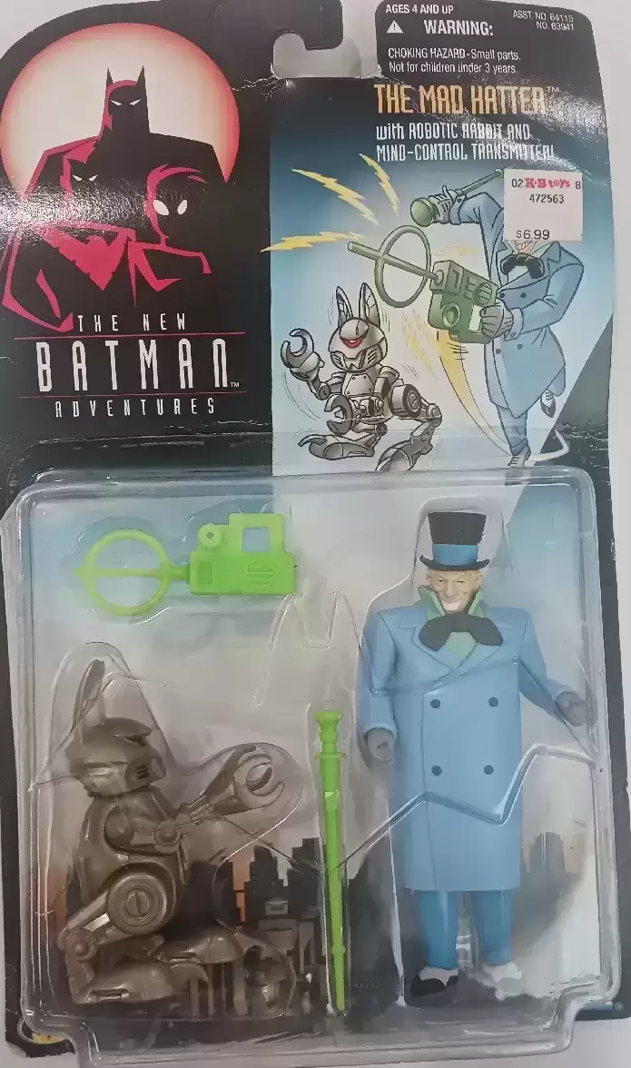 The New Batman Adventures - The New Batman Adventures The Mad Hatter with Robotic Rabbit and Mind-Control Transmitter
