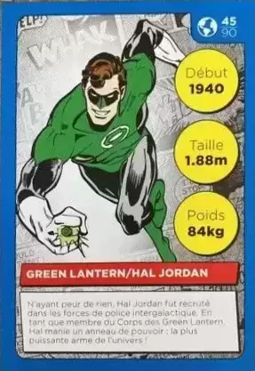 Cartes Auchan DC Comics - Green Lantern / Hal Jordan