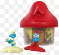 Happy Meal - Smurfs :The Lost Village (2017) - Dark Red House