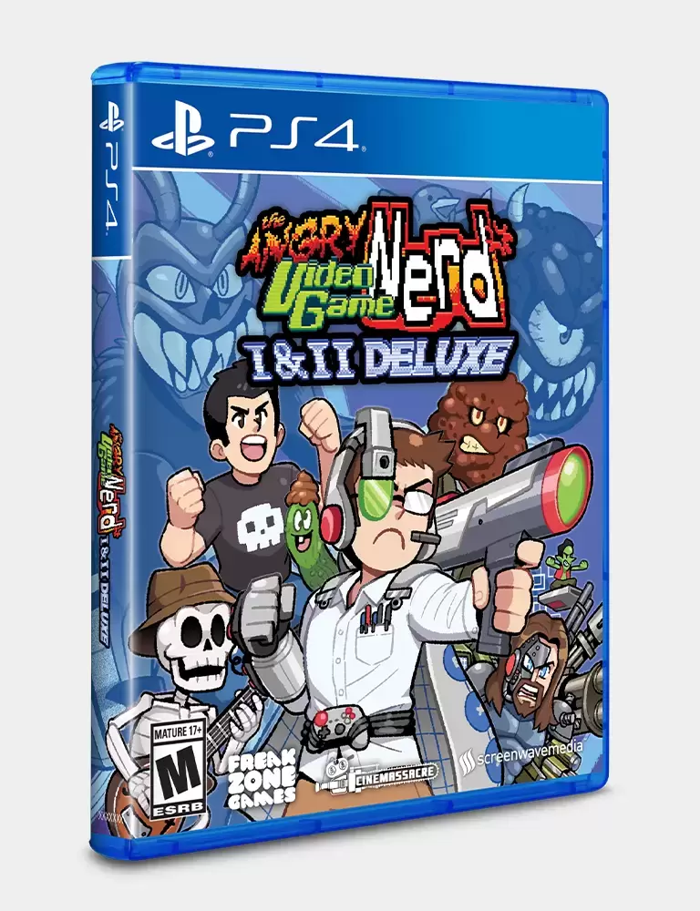 PS4 Games - Angry nerd video game I & II Deluxe
