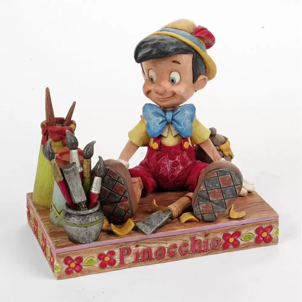 Disney Traditions by Jim Shore - Pinocchio carved from the heart