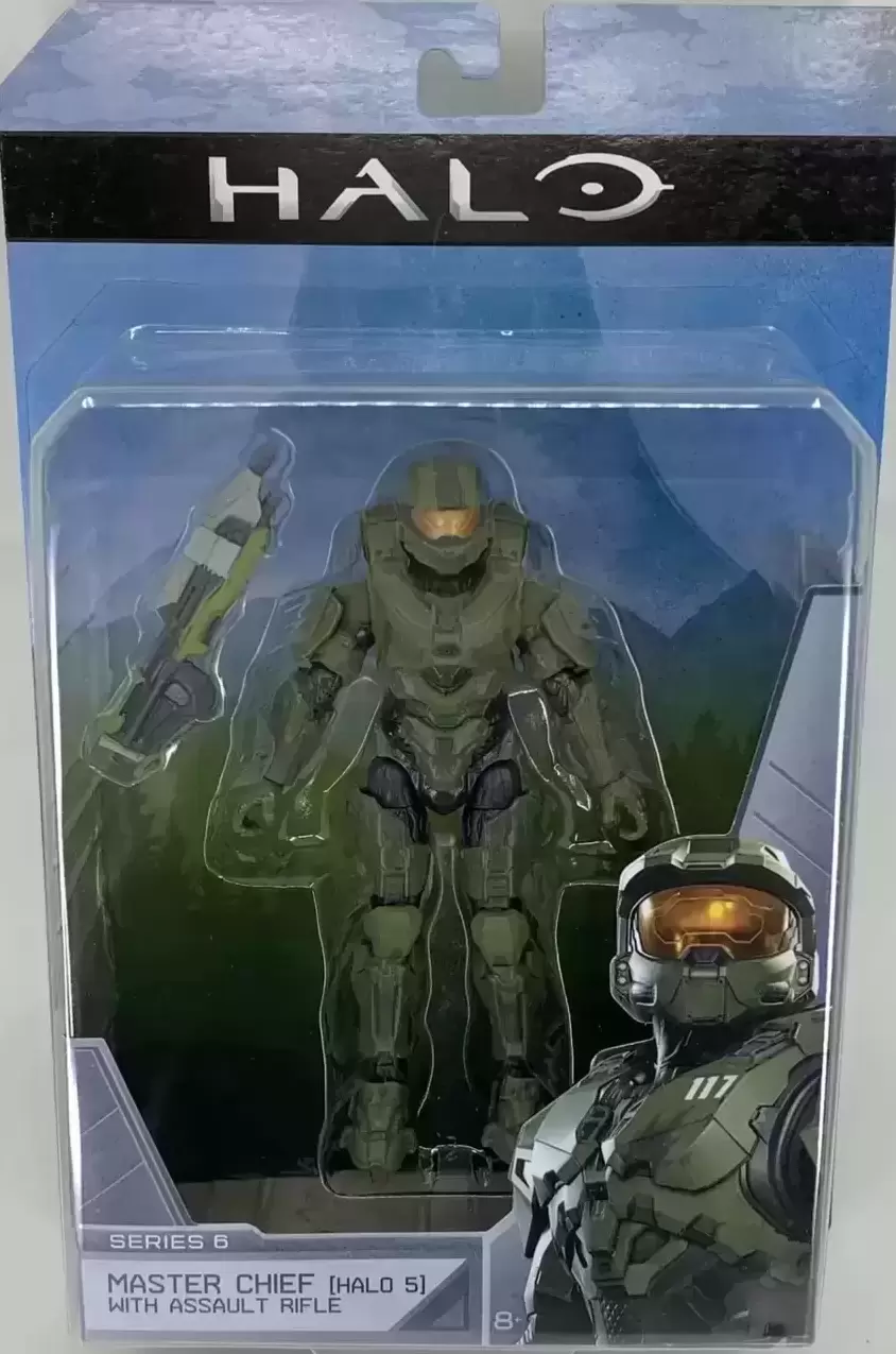 HALO INFINITE MASTER CHIEF FIGURE w/ ASSAULT RIFLE SERIES 2 NEW SEALED 4.5  INCH