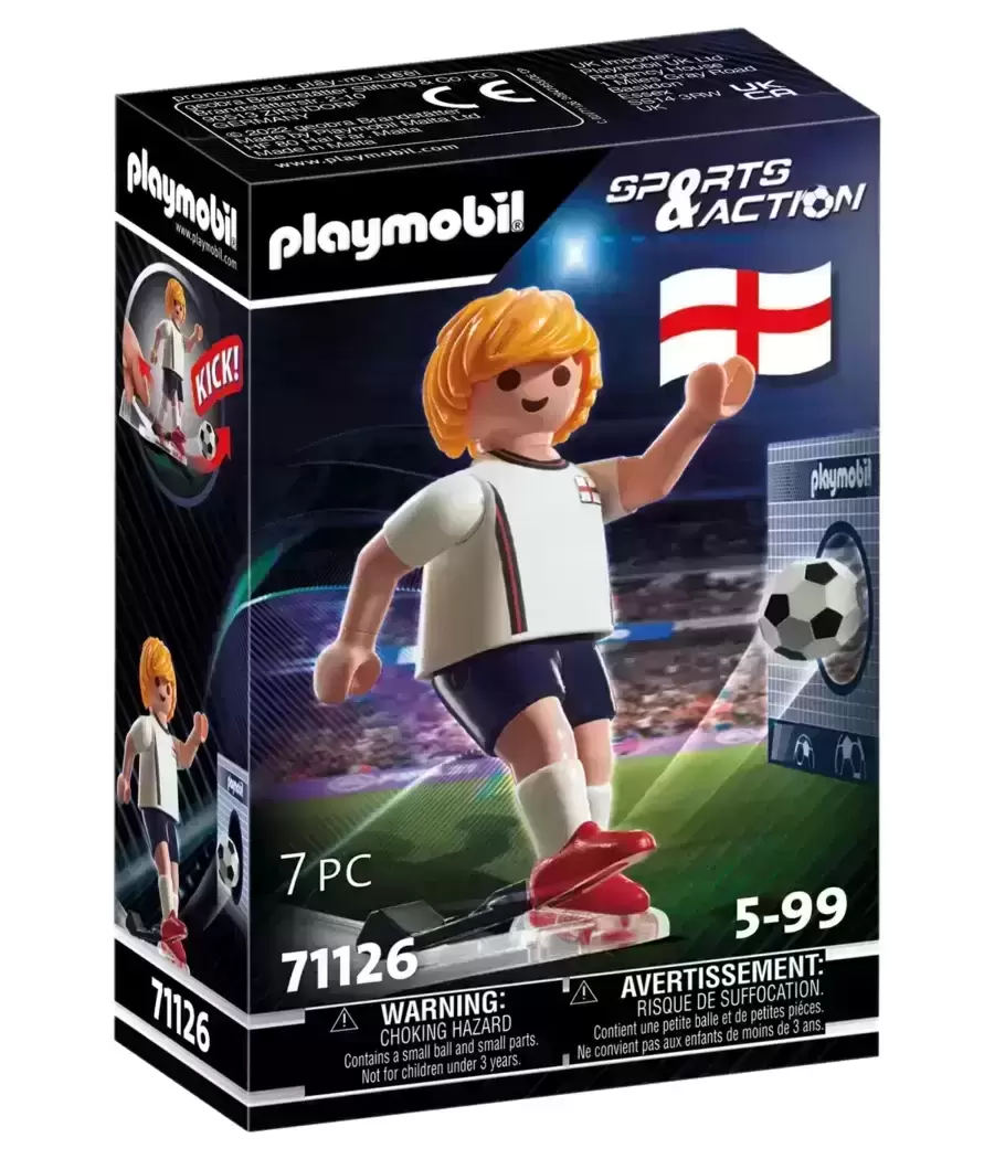 Playmobil Soccer - Soccer Player - England