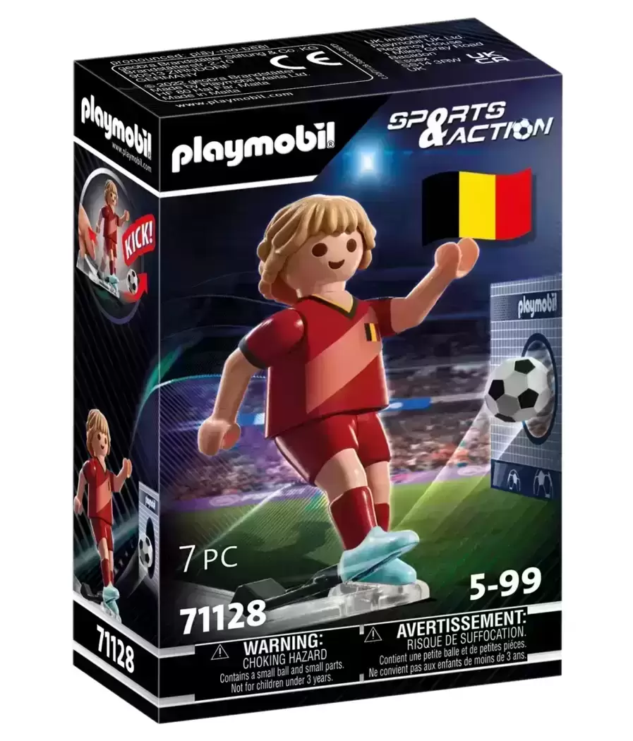 Playmobil Soccer - Soccer Player - Belgium