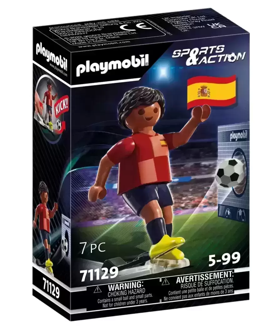 Playmobil Football - Joueur de football Espagnol