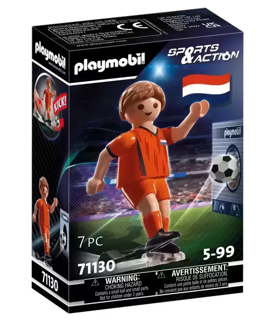 Playmobil Soccer - Soccer Player - Netherlands