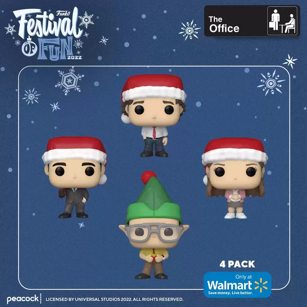 POP! Television - The Office - Holiday 4 Pack