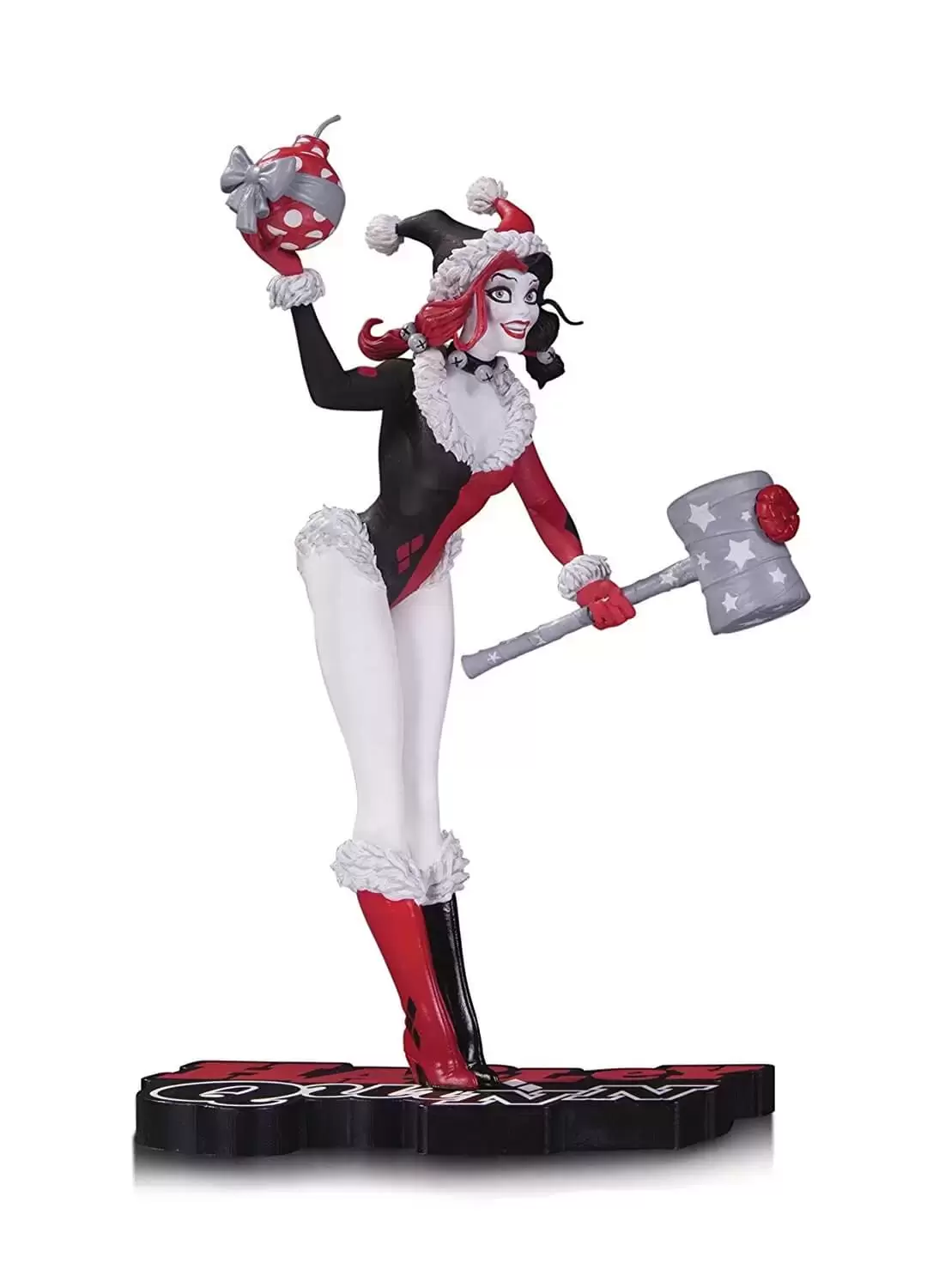 DC Collectibles Statues - Harley Quinn Red White & Black Holiday - Amanda Conner