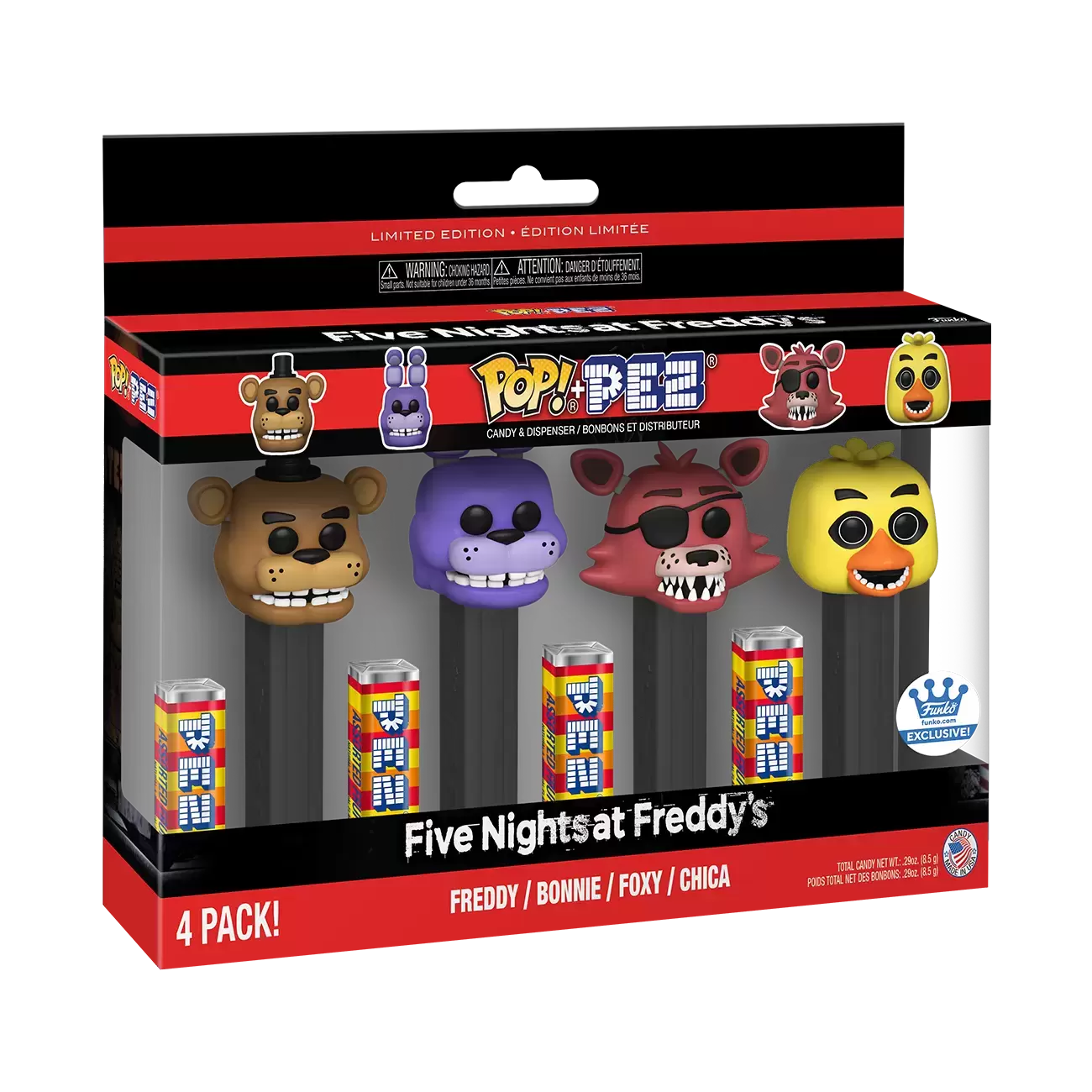 Pop! PEZ - Five Nights at Freddy\'s 4 Pack